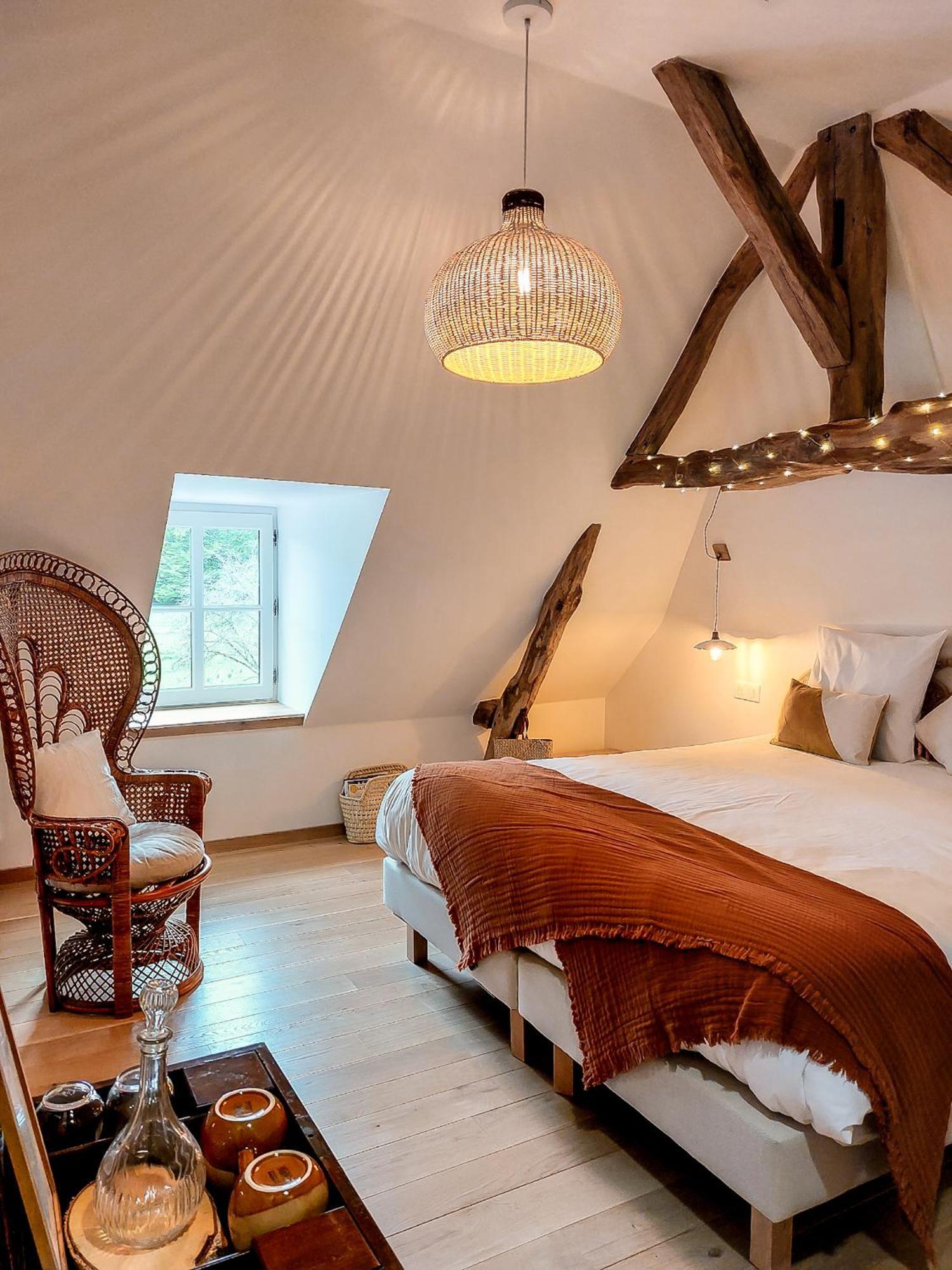 Bed and Breakfast Domaine Du Val Sauvage Ланже Номер фото